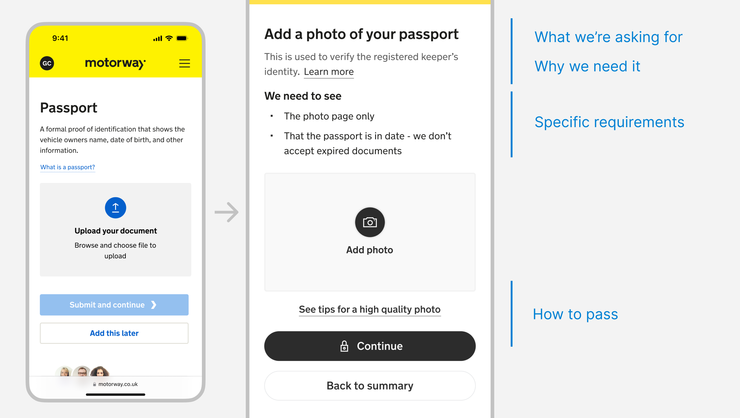 Document guidance framework